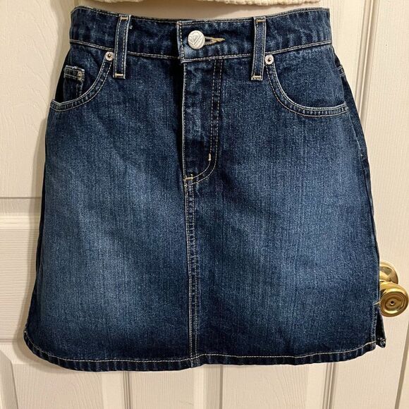 Roxy Jean Denim Skirt Size 3 - Picture 1 of 7